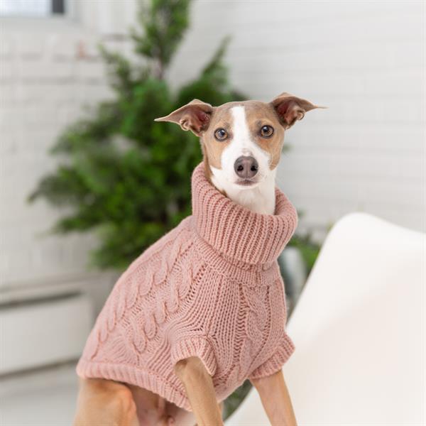 GF PET Chalet Köpek Süveteri - Pembe - Köpek Kıyafetleri