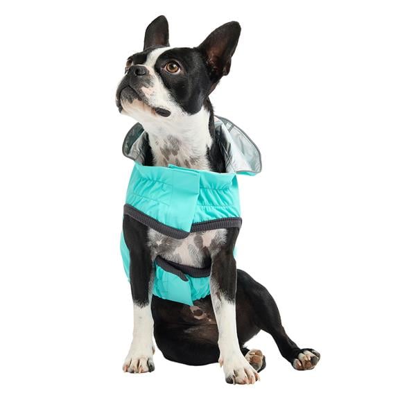 GF PET Çift Taraflı Köpek Yağmurluğu - Aqua - Köpek Kıyafetleri