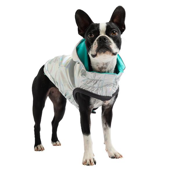GF PET Çift Taraflı Köpek Yağmurluğu - Aqua - Köpek Kıyafetleri