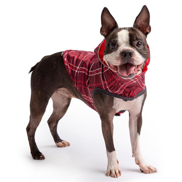 GF PET Çift Taraflı Köpek Yağmurluğu - Kırmızı - Köpek Kıyafetleri