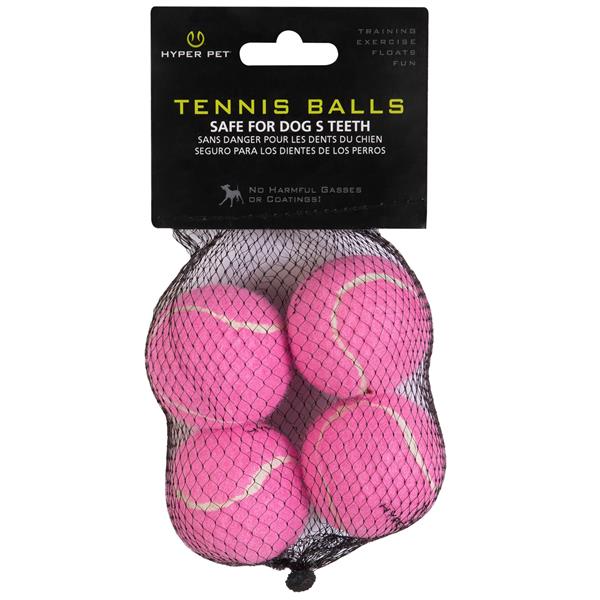 Hyper Pet 4'lü Pembe Tenis Topu (Küçük Boy) - Oyun Topları ve Frizbiler