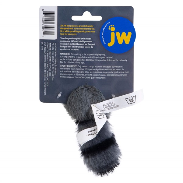 JW Cataction Kedi Otlu Peluş Rakun (Gri) - Kumaş ve Peluş Oyuncaklar