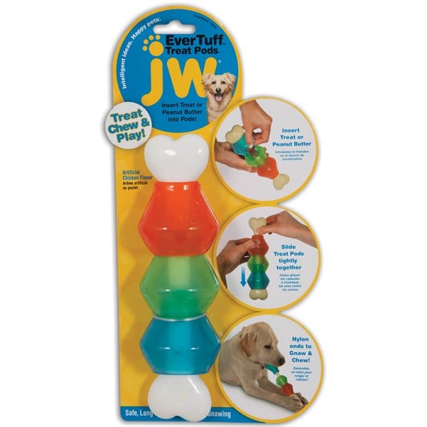 JW Treat Pod Ödüllü Köpek Kemiği (Büyük Boy) - İnteraktif Oyuncaklar