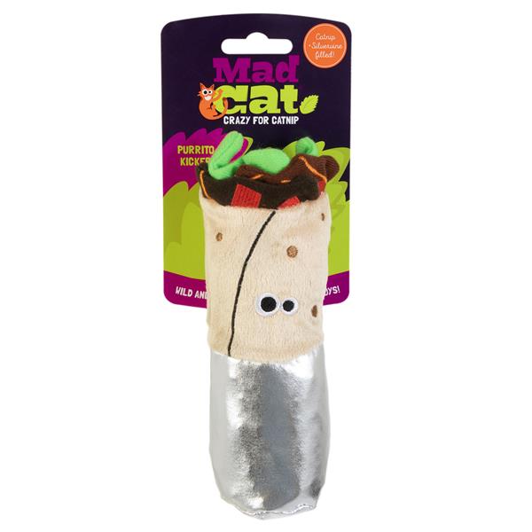 Mad Cat Big Purrito Kicker Kedi Otlu ve Matatabili Kedi Oyuncağı - Kumaş ve Peluş Oyuncaklar