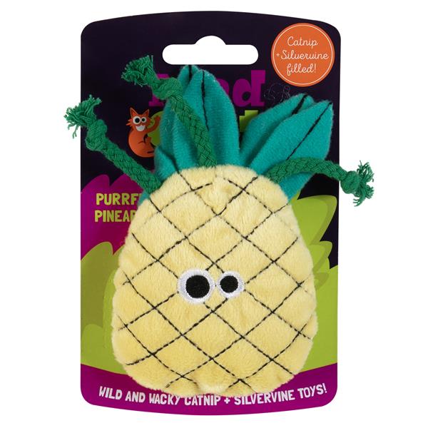 Mad Cat Purrfect Pineapple Kedi Otlu ve Matatabili Kedi Oyuncağı  - Kumaş ve Peluş Oyuncaklar