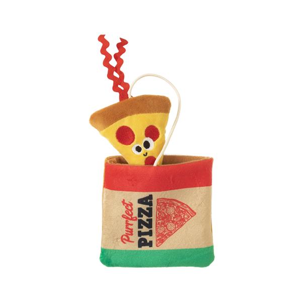Mad Cat Purrfect Pizza Kedi Otlu ve Matatabili 2'li Kedi Oyuncağı - Kumaş ve Peluş Oyuncaklar
