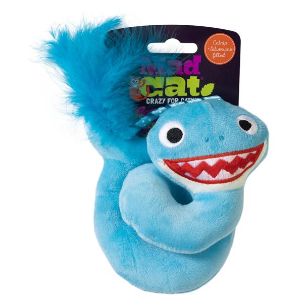 Mad Cat Sharky Twister Kedi Otlu ve Matatabili Kedi Oyuncağı - Kumaş ve Peluş Oyuncaklar