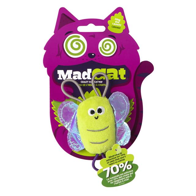 Mad Cat Slingshot Butterfly Matatabili Kedi Oyuncağı - Kumaş ve Peluş Oyuncaklar