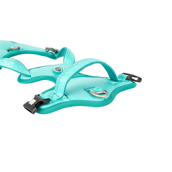 Matrix 2.0 Akıllı Künyeli Sport Köpek Göğüs Tasması - Turquoise (XS) - Göğüs Tasmaları