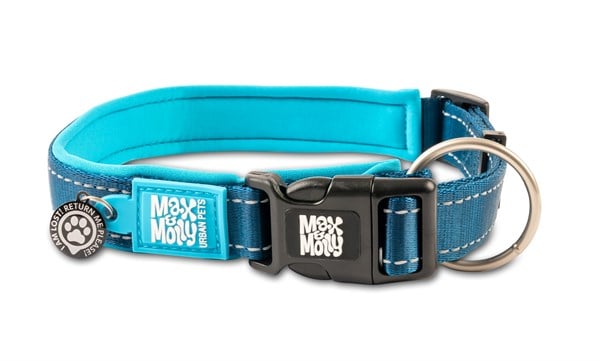 Max & Molly Smart ID Matrix Sky Blue Boyun Tasması - Boyun Tasmaları