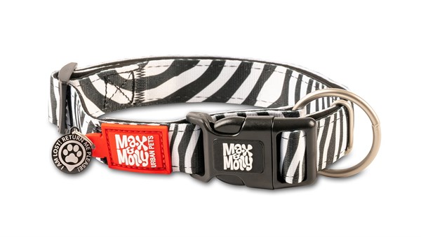 Max & Molly Smart ID Zebra Boyun Tasması - Boyun Tasmaları