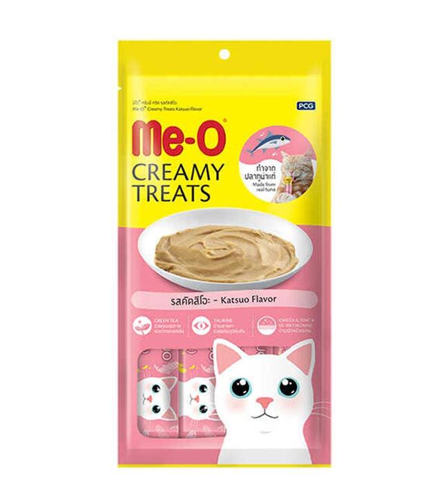 Me-O Creamy Çizgili Orkinos Balığı Kedi Ödülü 4x15GR - 6