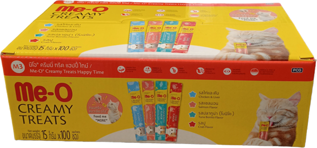 Me-O Creamy Treats Mutluluk Mix M3 100x15GR