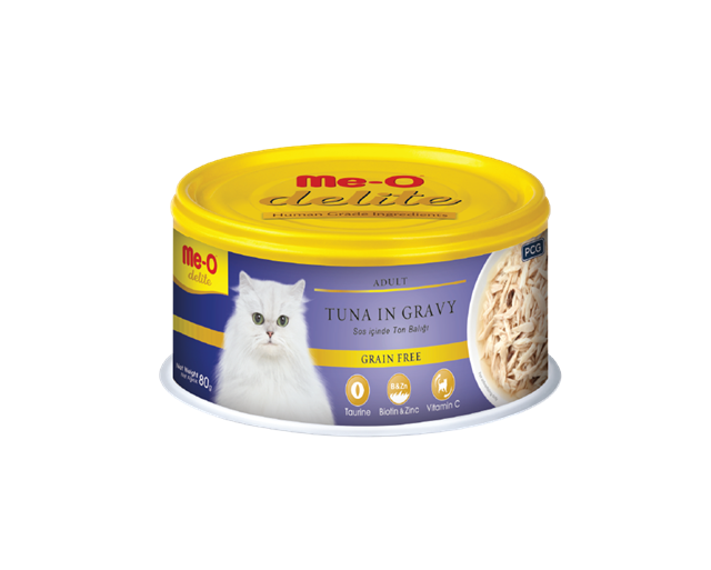 Me-O Delite Ton Balıklı Kedi Konservesi 80GR