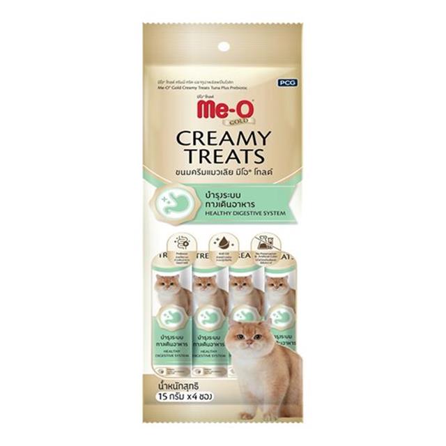 Me-O Gold Creamy Ton Balığı İlave Prebiotic 4x15GR - 2