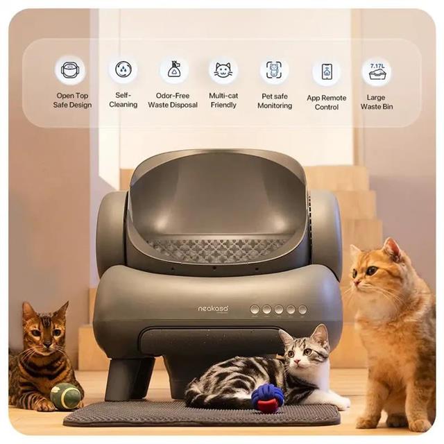 Neakasa Üstü Açık Akıllı Tuvalet - Otomatik Kedi Tuvaletleri