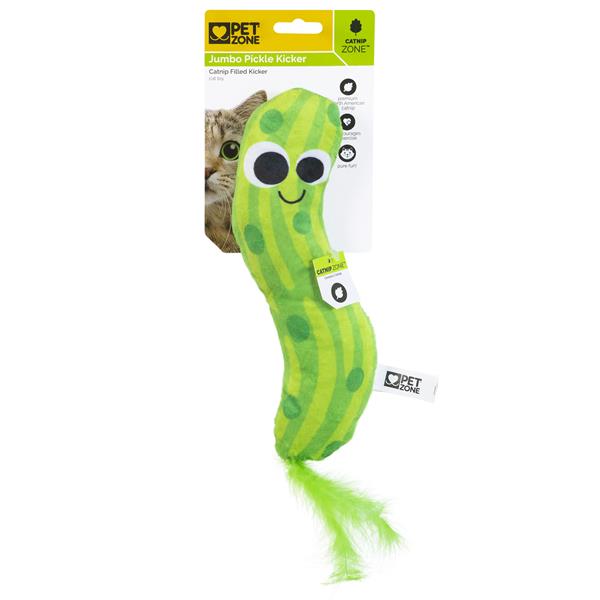 Pet Zone Jumbo Pickle Kicker Kedi Otlu Kedi Oyuncağı - Kumaş ve Peluş Oyuncaklar