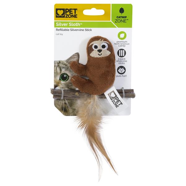 Pet Zone Sloth Kedi Otlu ve Matatabi Çubuklu Kedi Oyuncağı - Kumaş ve Peluş Oyuncaklar