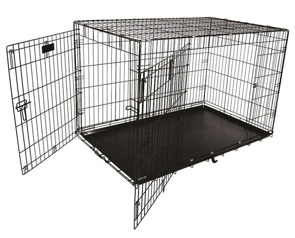 Petmate İki Kapılı Tel Kafes (122x76x82cm)