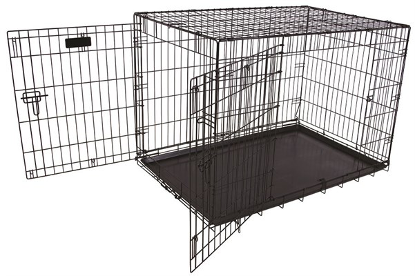 Petmate İki Kapılı Tel Kafes (92x59x64cm)