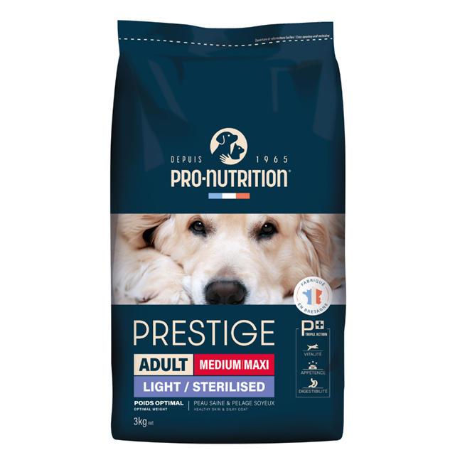 Pro Nutrition Prestige Sterilised Orta Irk Yetişkin Köpek Maması 3KG - Yetişkin Köpek Mamaları