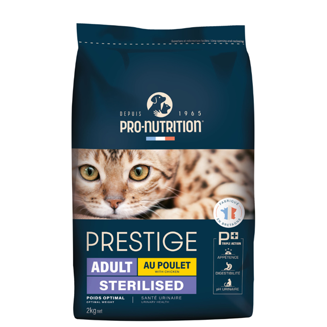 Pro Nutrition Prestige Sterilised Tavuklu Kısırlaştırılmış Kedi Maması 2KG - Yetişkin Kedi Mamaları