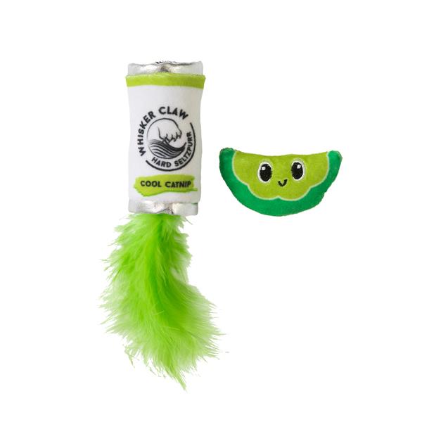 Quirky Kitty Whisker Claw Kedi Otlu ve Matatabili 2'li Kedi Oyuncağı  - Kumaş ve Peluş Oyuncaklar
