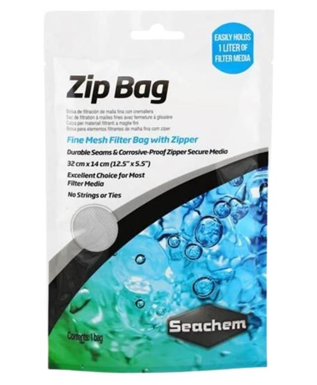 Seachem Zip Bag Filtre Torbası 32x14 Cm