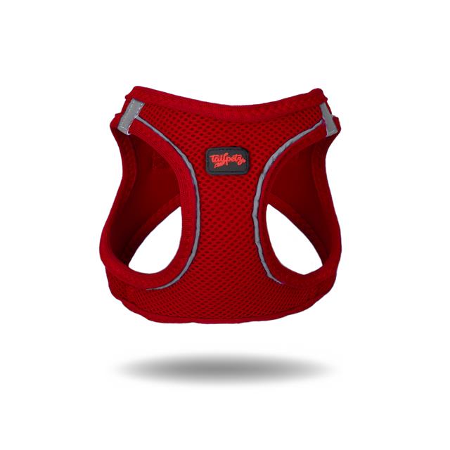 Tailpetz Air-Mesh Göğüs Tasması Kırmızı - Göğüs Tasmaları