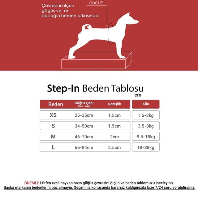 Tailpetz Step-In Göğüs Tasması