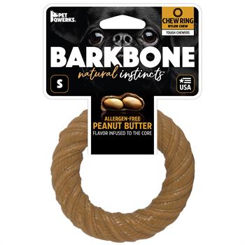 BarkBone Chew Ring Halka Şeklinde Fıstık Ezmesi Aromalı Köpek Çiğneme Kemiği - Köpek Ödülleri