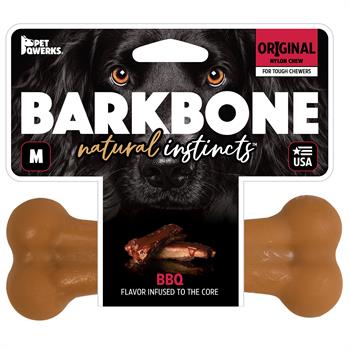 BarkBone Original Barbekü Aromalı Köpek Çiğneme Kemiği (Orta Boy) - Köpek Ödülleri