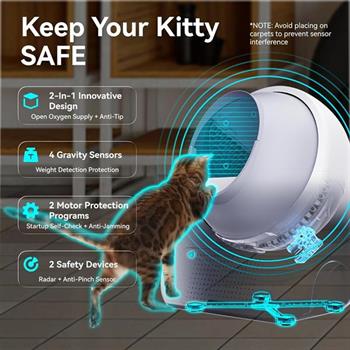 CATLINK Yapay Zekâlı Otomatik Kedi Tuvaleti - Scooper