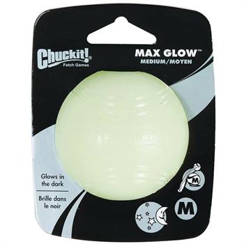 Chuckit! Max Glow Gece Parlayan Köpek Oyun Topu (Orta Boy) - Oyun Topları ve Frizbiler