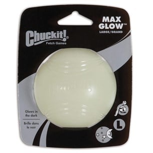 Chuckit! Max Glow Gece Parlayan Köpek Oyun Topu (Büyük Boy) - Köpek Oyuncakları