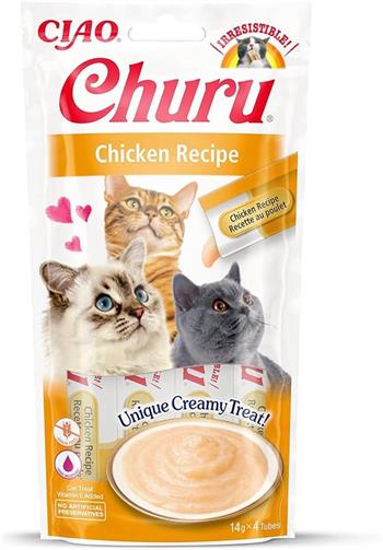 Ciao Churu Cream Tavuklu Kedi Ödül Kreması 4 x 14 Gr