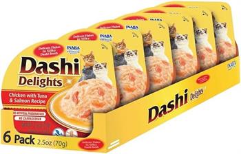 Ciao Dashi Delights Tavuk & Ton ve Somon Balıklı Kedi Çorbası 70 Gr