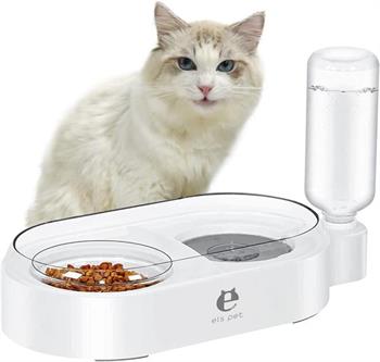 ELS Pet Kedi&Köpek Otomatik Su Doldurmalı Mama ve Su Kabı