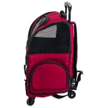 Gen7Pets Travel Roller Tekerlekli Taşıma Çantası (Kırmızı) - Taşıma Çantaları