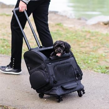 Gen7Pets Travel Roller Tekerlekli Taşıma Çantası (Siyah) - Taşıma Çantaları