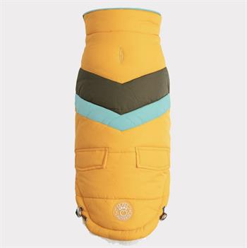 GF PET Alpine Puffer Köpek Montu - Sarı - Köpek Kıyafetleri