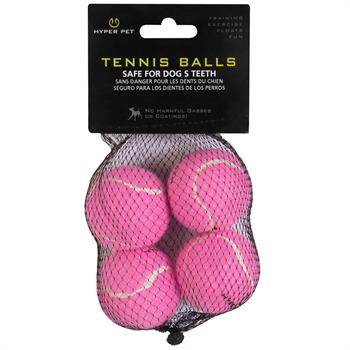 Hyper Pet 4'lü Pembe Tenis Topu (Küçük Boy) - Oyun Topları ve Frizbiler