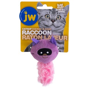 JW Cataction Kedi Otlu Peluş Rakun (Mor) - Kumaş ve Peluş Oyuncaklar