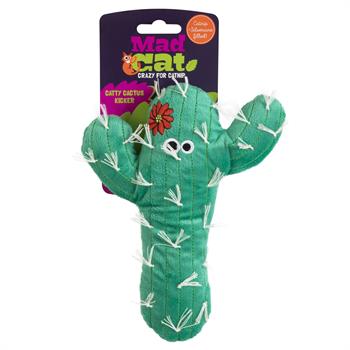 Mad Cat Big Cactus Kicker Kedi Otlu ve Matatabili Kedi Oyuncağı - Kumaş ve Peluş Oyuncaklar