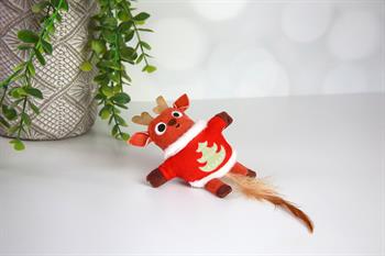 Mad Cat Reindeer Matatabili Kedi Oyuncağı - Kumaş ve Peluş Oyuncaklar