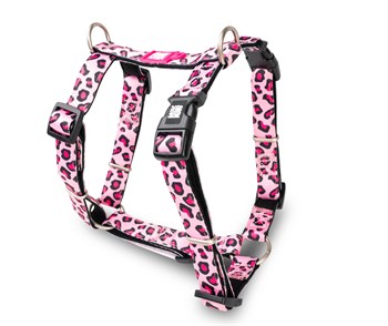 Max & Molly Leopard Pink Göğüs Tasması - Göğüs Tasmaları