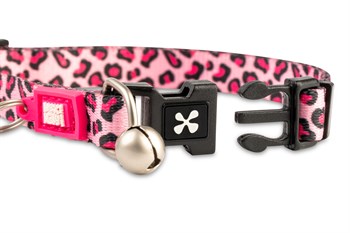 Max & Molly Smart ID Leopard Pink Kedi Boyun Tasması - Boyun Tasması