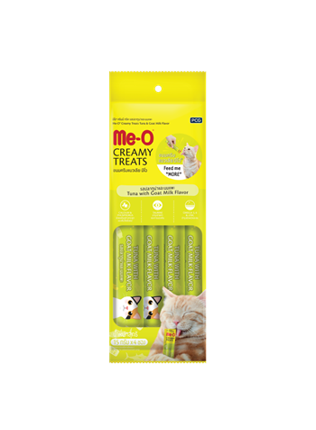 Me-O Creamy Ton Balığı/Keçi Sütlü Kedi Ödülü 4x15GR - 10