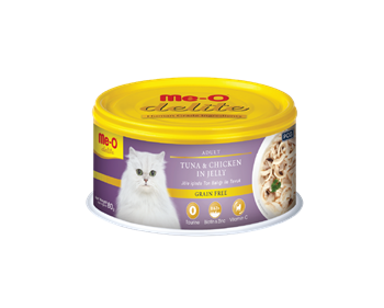 Me-O Delite Ton Balığı/Tavuklu Kedi Konservesi 80GR