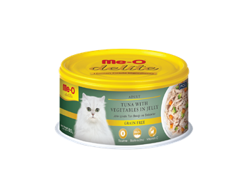 Me-O Delite Ton Balıklı ve Sebzeli Kedi Konservesi 80gr